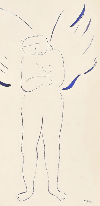 Marc Chagall, Composition, Le Dur Dsir De Durer, Lithograph