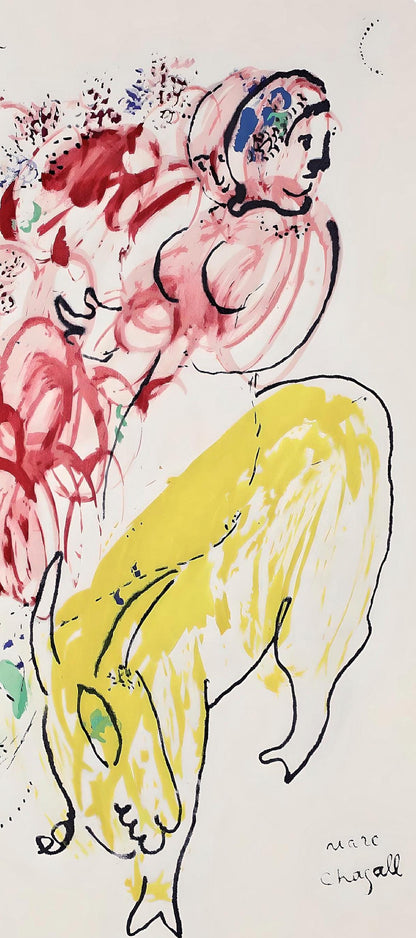 Marc Chagall, Composition, Le Dur Dsir De Durer, Lithograph