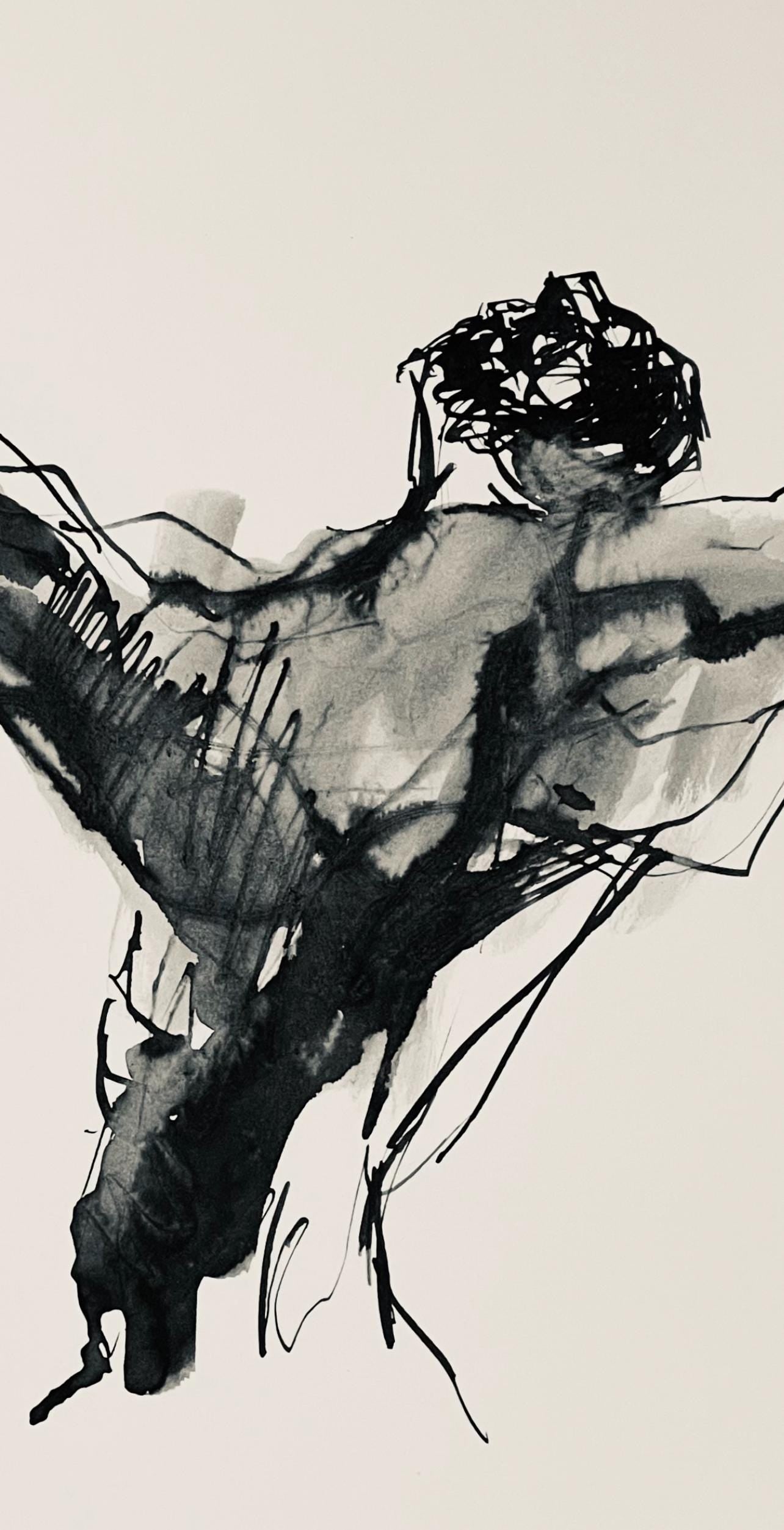 Abraham Rattner, Study For Job, Lithograph