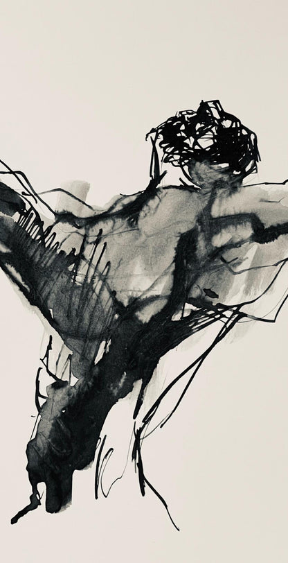 Abraham Rattner, Study For Job, Lithograph