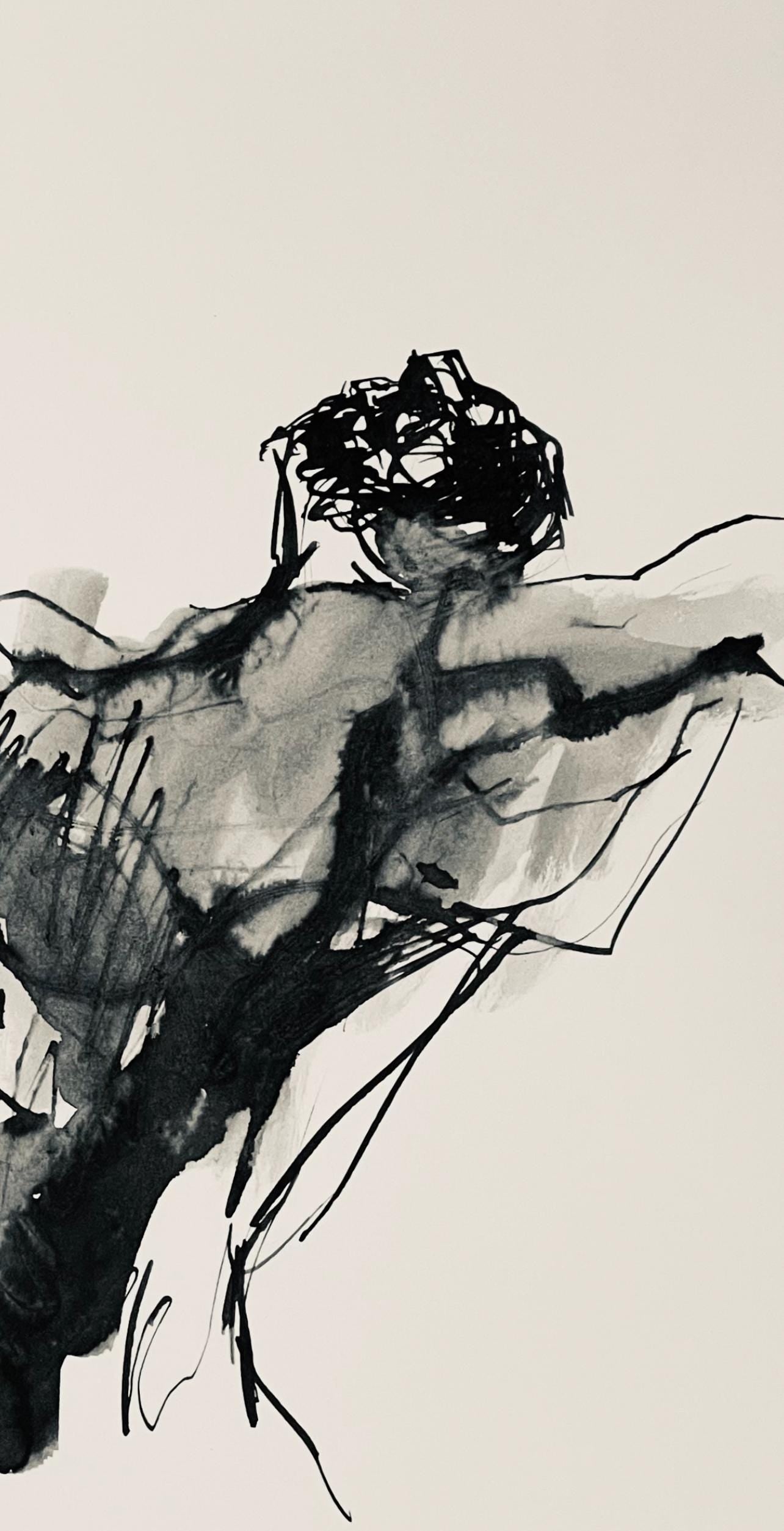 Abraham Rattner, Study For Job, Lithograph