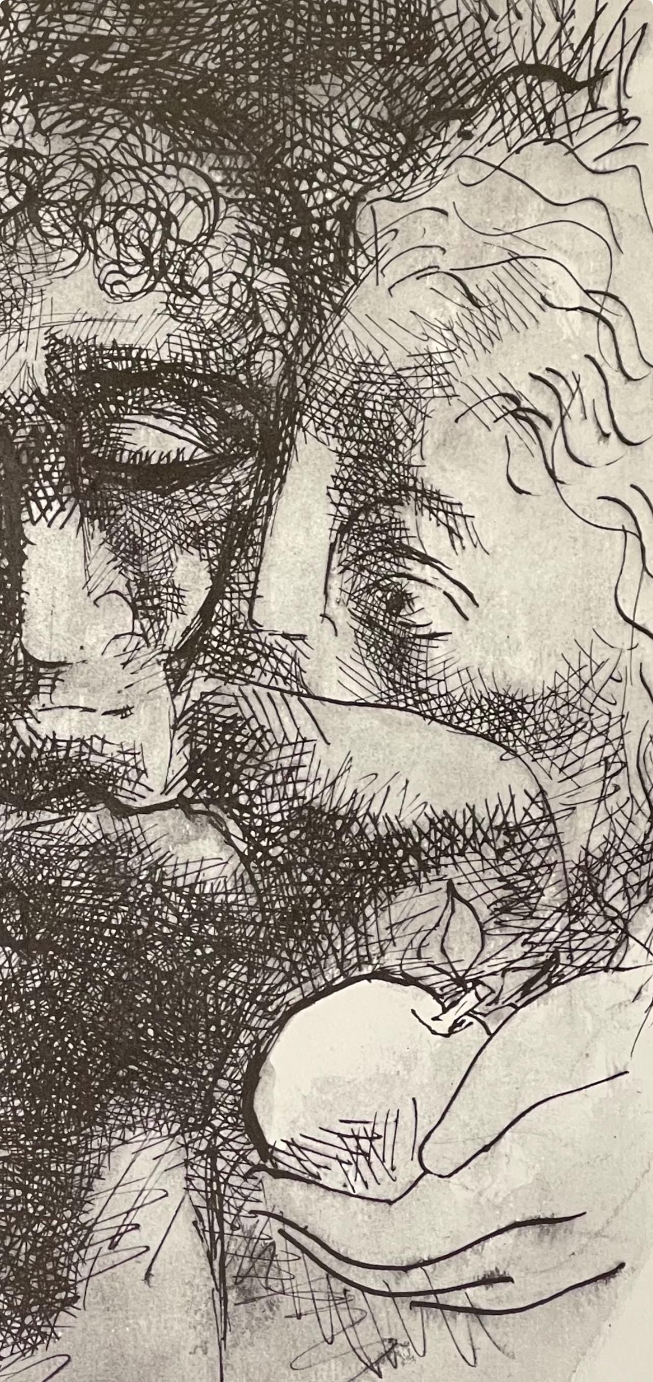 Abraham Rattner, Adam And Eve, Lithograph