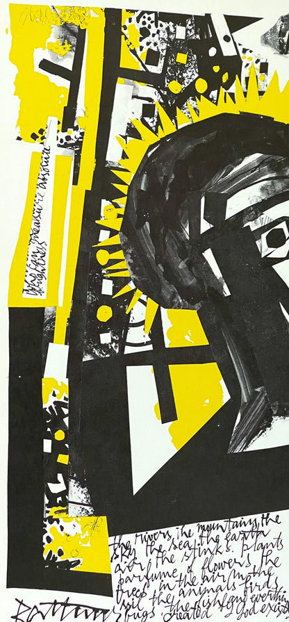 Abraham Rattner, Head Of A Prophet, Lithograph