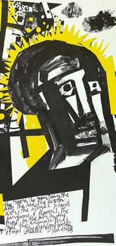 Abraham Rattner, Head Of A Prophet, Lithograph