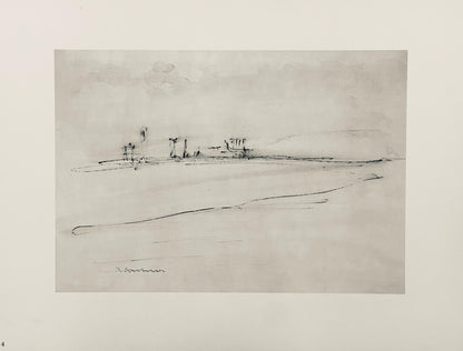 Abraham Rattner, Approaching New York, Lithograph