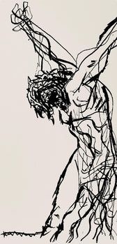 Abraham Rattner, Christ On The Cross, Lithograph