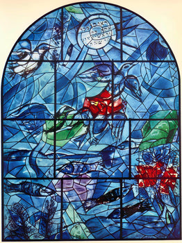 Marc Chagall, Tribe Of Reuben, Jerusalem Windows, Lithograph