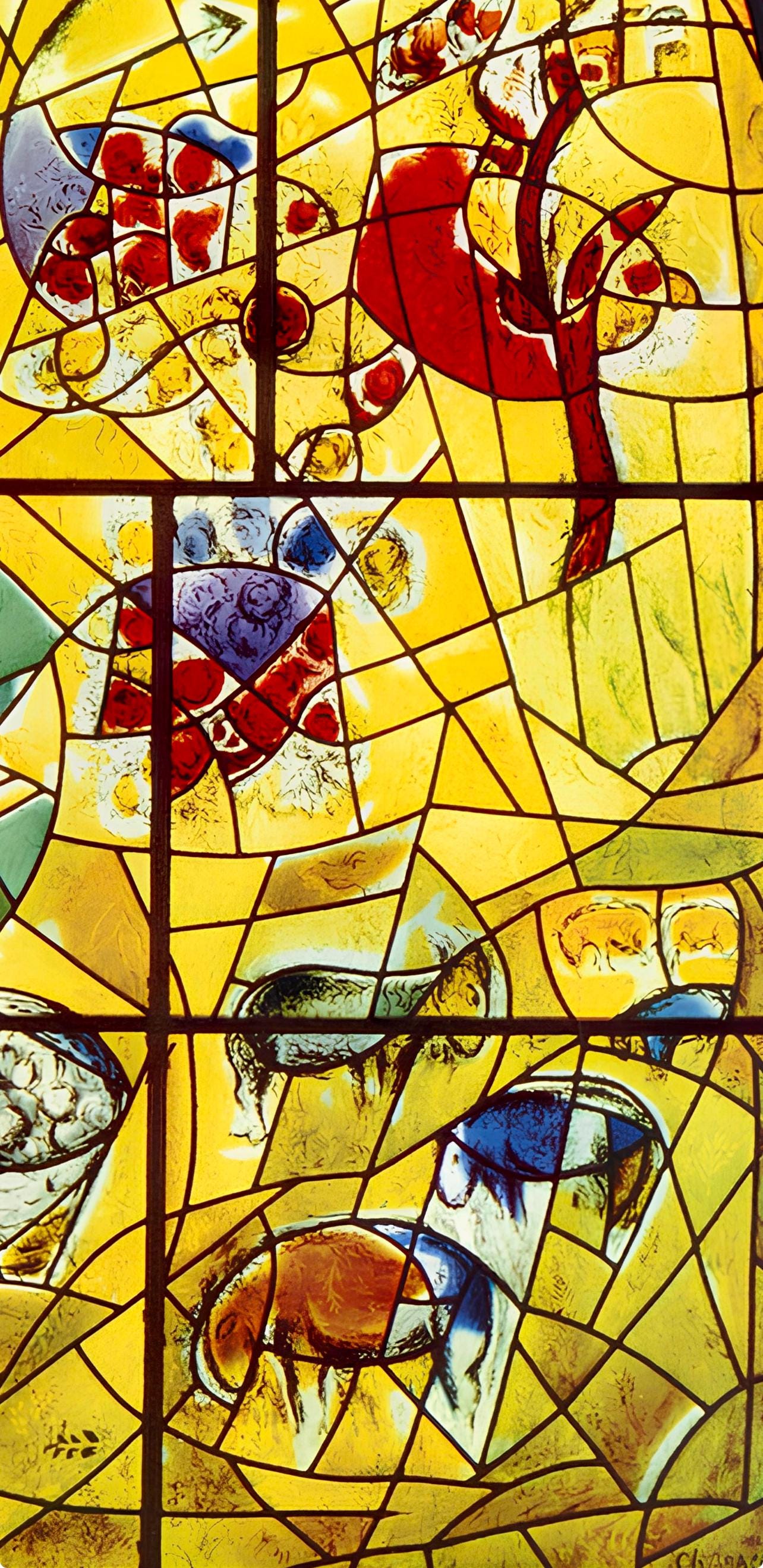 Marc Chagall, Tribe Of Joseph, Jerusalem Windows, Lithograph