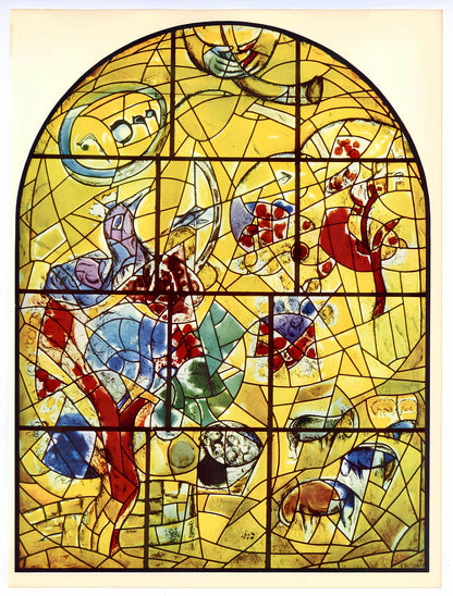 Marc Chagall, Tribe Of Joseph, Jerusalem Windows, Lithograph