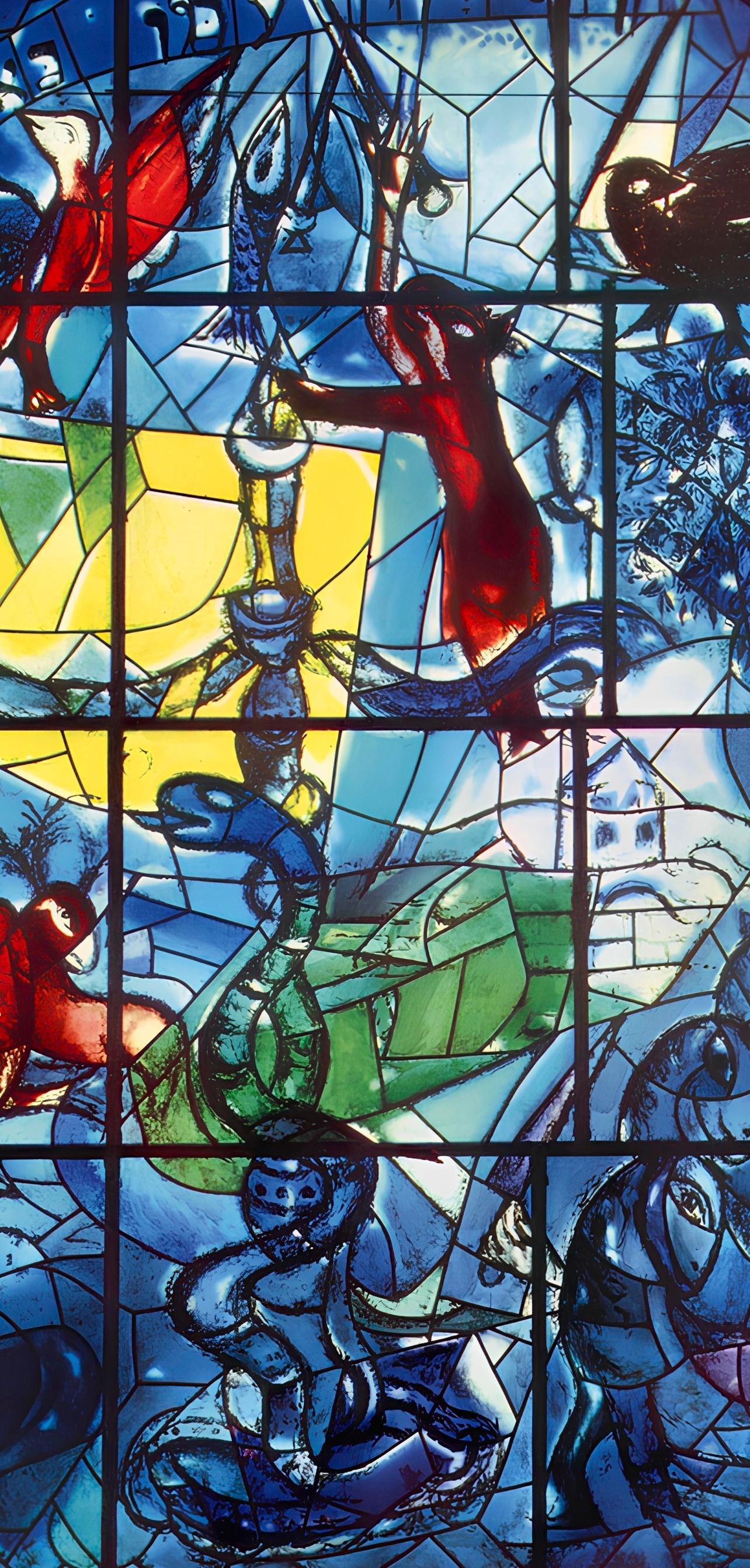 Marc Chagall, Tribe Of Dan, Jerusalem Windows, Lithograph