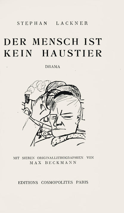 Max Beckmann, Composition (Gallwitz 286; Hofmaier 323-329; Rifkind 150 1-7), Der Mensch Ist Kein