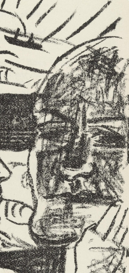 Max Beckmann, Composition (Gallwitz 286; Hofmaier 323-329; Rifkind 150 1-7), Der Mensch Ist Kein