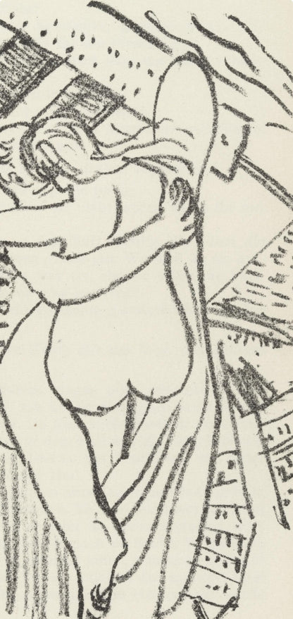 Max Beckmann, Composition (Gallwitz 286; Hofmaier 323-329; Rifkind 150 1-7), Der Mensch Ist Kein