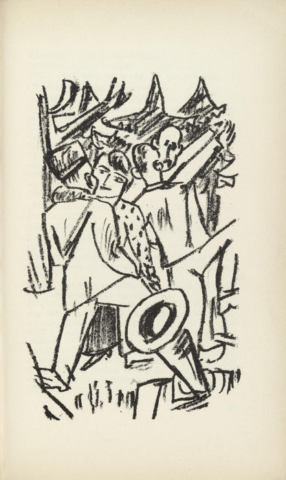 Max Beckmann, Composition (Gallwitz 286; Hofmaier 323-329; Rifkind 150 1-7), Der Mensch Ist Kein