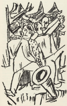 Max Beckmann, Composition (Gallwitz 286; Hofmaier 323-329; Rifkind 150 1-7), Der Mensch Ist Kein