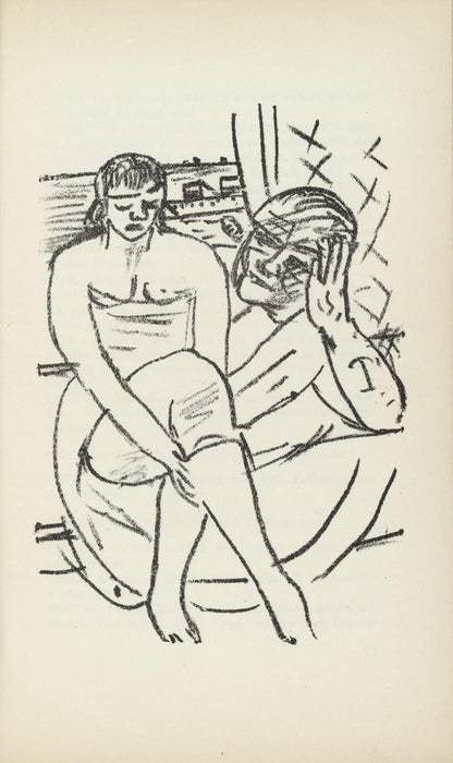 Max Beckmann, Composition (Gallwitz 286; Hofmaier 323-329; Rifkind 150 1-7), Der Mensch Ist Kein