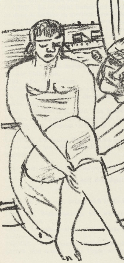 Max Beckmann, Composition (Gallwitz 286; Hofmaier 323-329; Rifkind 150 1-7), Der Mensch Ist Kein