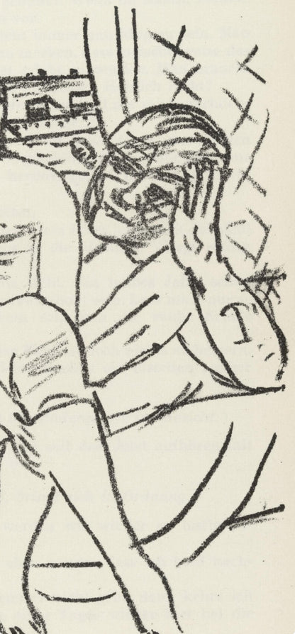 Max Beckmann, Composition (Gallwitz 286; Hofmaier 323-329; Rifkind 150 1-7), Der Mensch Ist Kein