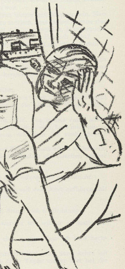 Max Beckmann, Composition (Gallwitz 286; Hofmaier 323-329; Rifkind 150 1-7), Der Mensch Ist Kein