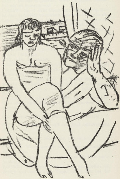 Max Beckmann, Composition (Gallwitz 286; Hofmaier 323-329; Rifkind 150 1-7), Der Mensch Ist Kein