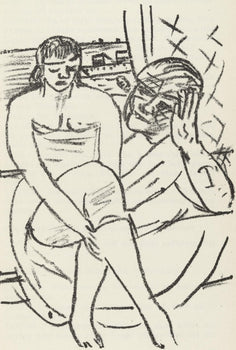 Max Beckmann, Composition (Gallwitz 286; Hofmaier 323-329; Rifkind 150 1-7), Der Mensch Ist Kein
