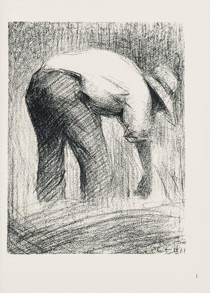 Georges Seurat, Le Moissonneur, Seurat, Lithograph