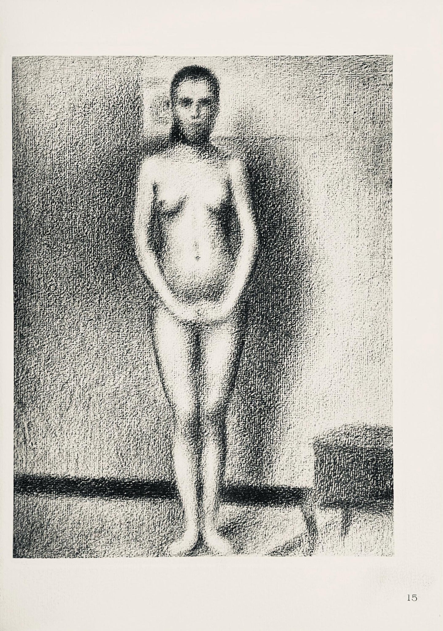 Georges Seurat, La Poseuse Debout, Seurat, Lithograph