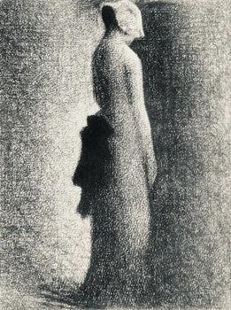 Georges Seurat, Le Nud Noir, Seurat, Lithograph