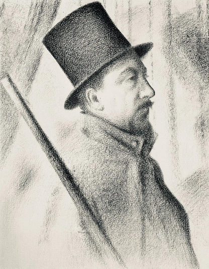 Georges Seurat, Portrait De Paul Signac, Seurat, Lithograph