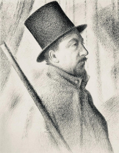 Georges Seurat, Portrait De Paul Signac, Seurat, Lithograph