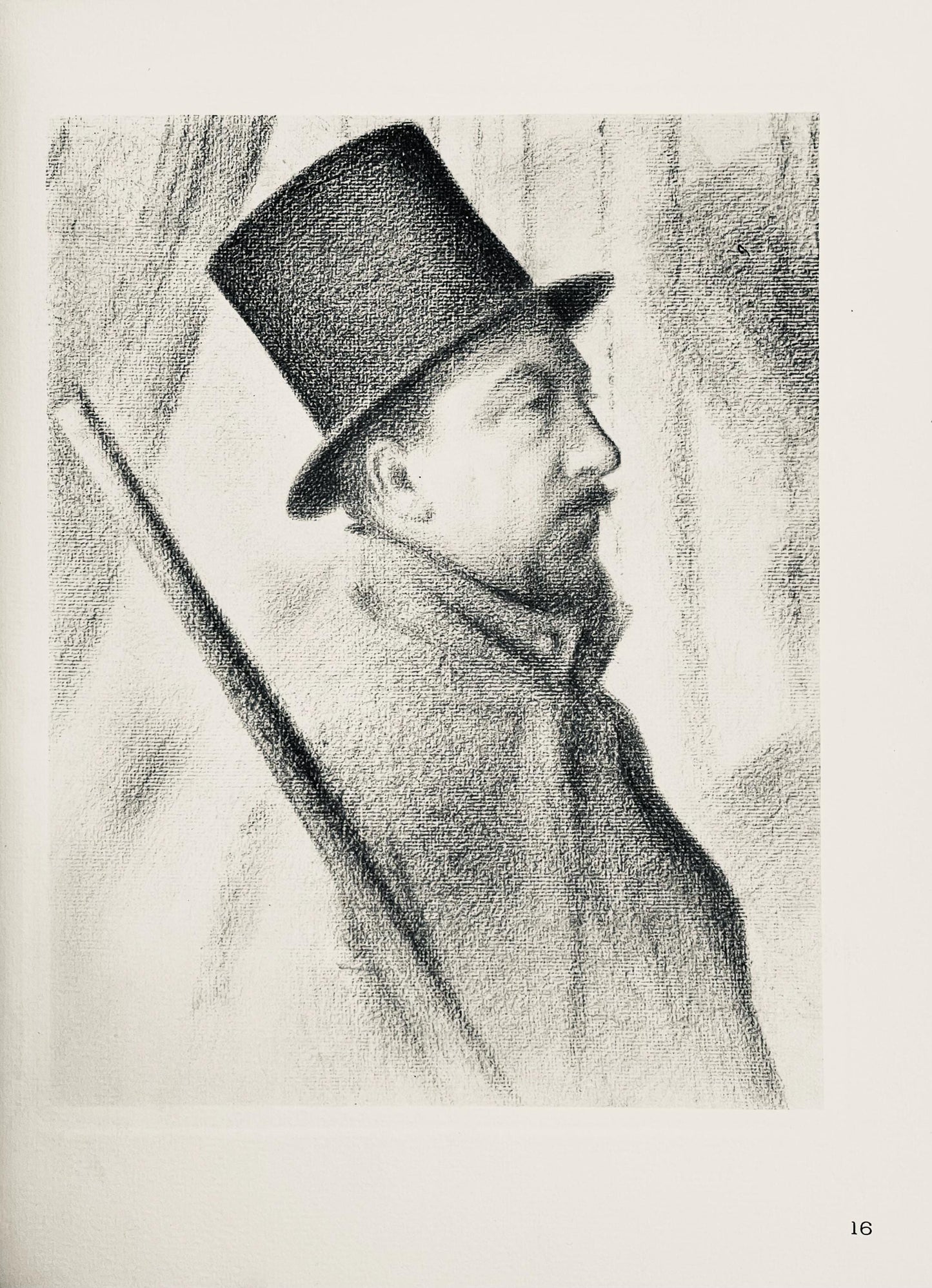 Georges Seurat, Portrait De Paul Signac, Seurat, Lithograph