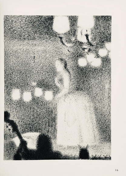 Georges Seurat, Au Concert Europen, Seurat, Lithograph