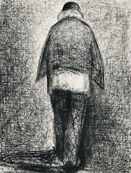 Georges Seurat, L'Homme Au Plaid, Seurat, Lithograph