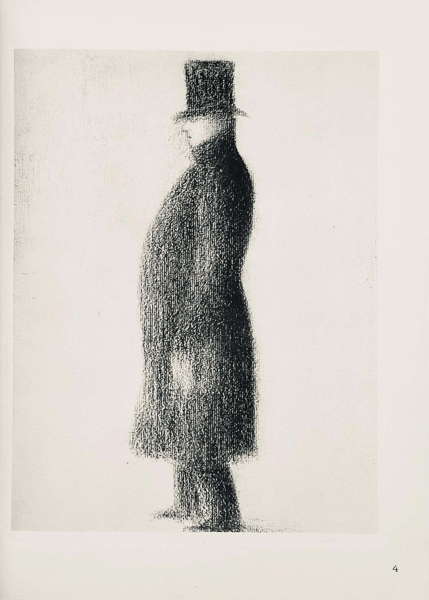 Georges Seurat, Le Haut De Forme, Seurat, Lithograph