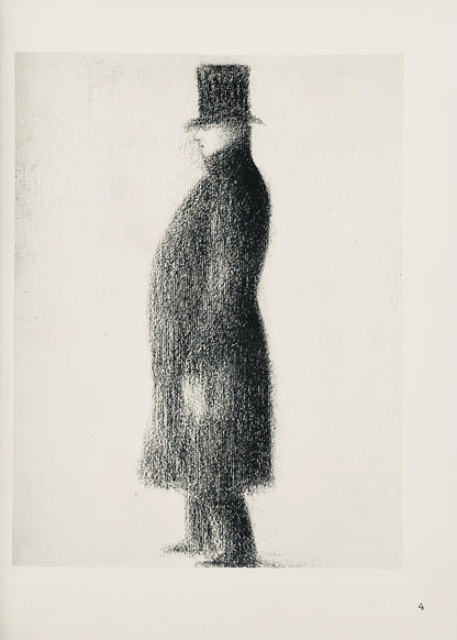 Georges Seurat, Le Haut De Forme, Seurat, Lithograph