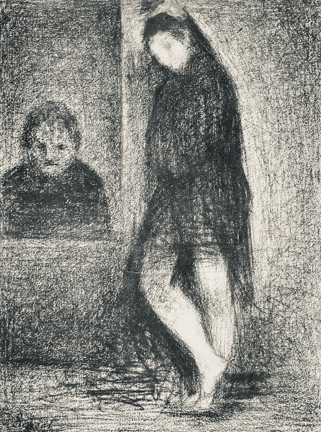 Georges Seurat, Saltimbanques: La Danseuse Et Le Caissier, Seurat, Lithograph