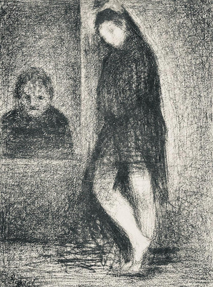 Georges Seurat, Saltimbanques: La Danseuse Et Le Caissier, Seurat, Lithograph