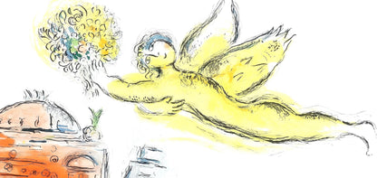 Marc Chagall, Composition (Cramer 61), Le Plafond De L'Opra De Paris, Lithograph