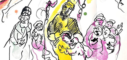 Marc Chagall, Composition (Cramer 61), Le Plafond De L'Opra De Paris, Lithograph