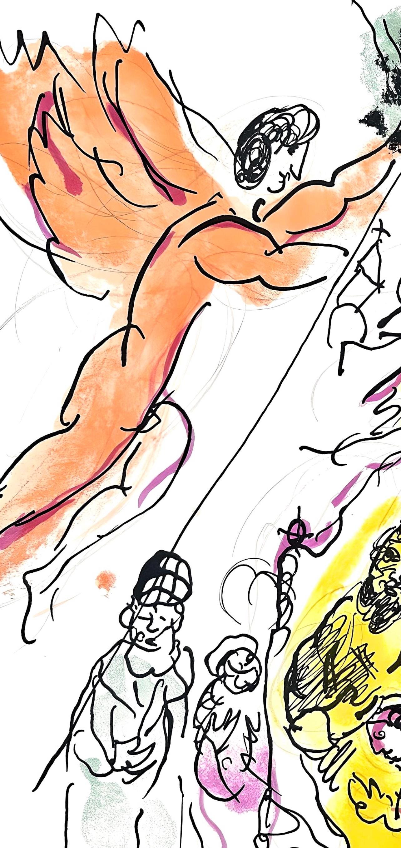 Marc Chagall, Composition (Cramer 61), Le Plafond De L'Opra De Paris, Lithograph