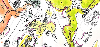 Marc Chagall, Composition (Cramer 61), Le Plafond De L'Opra De Paris, Lithograph