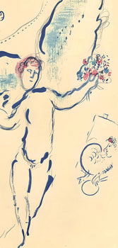 Marc Chagall, Composition (Cramer 61), Le Plafond De L'Opra De Paris, Lithograph