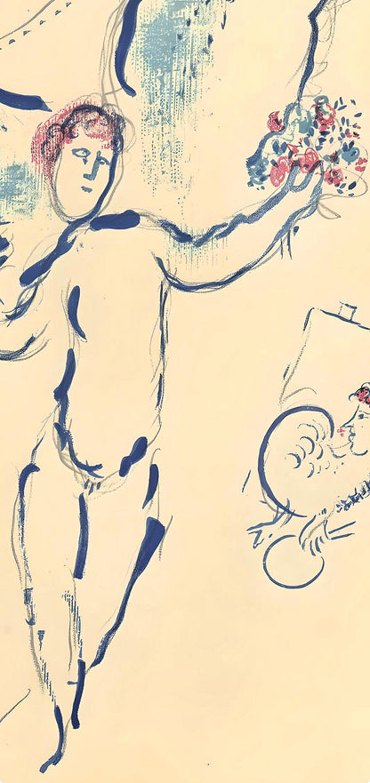 Marc Chagall, Composition (Cramer 61), Le Plafond De L'Opra De Paris, Lithograph