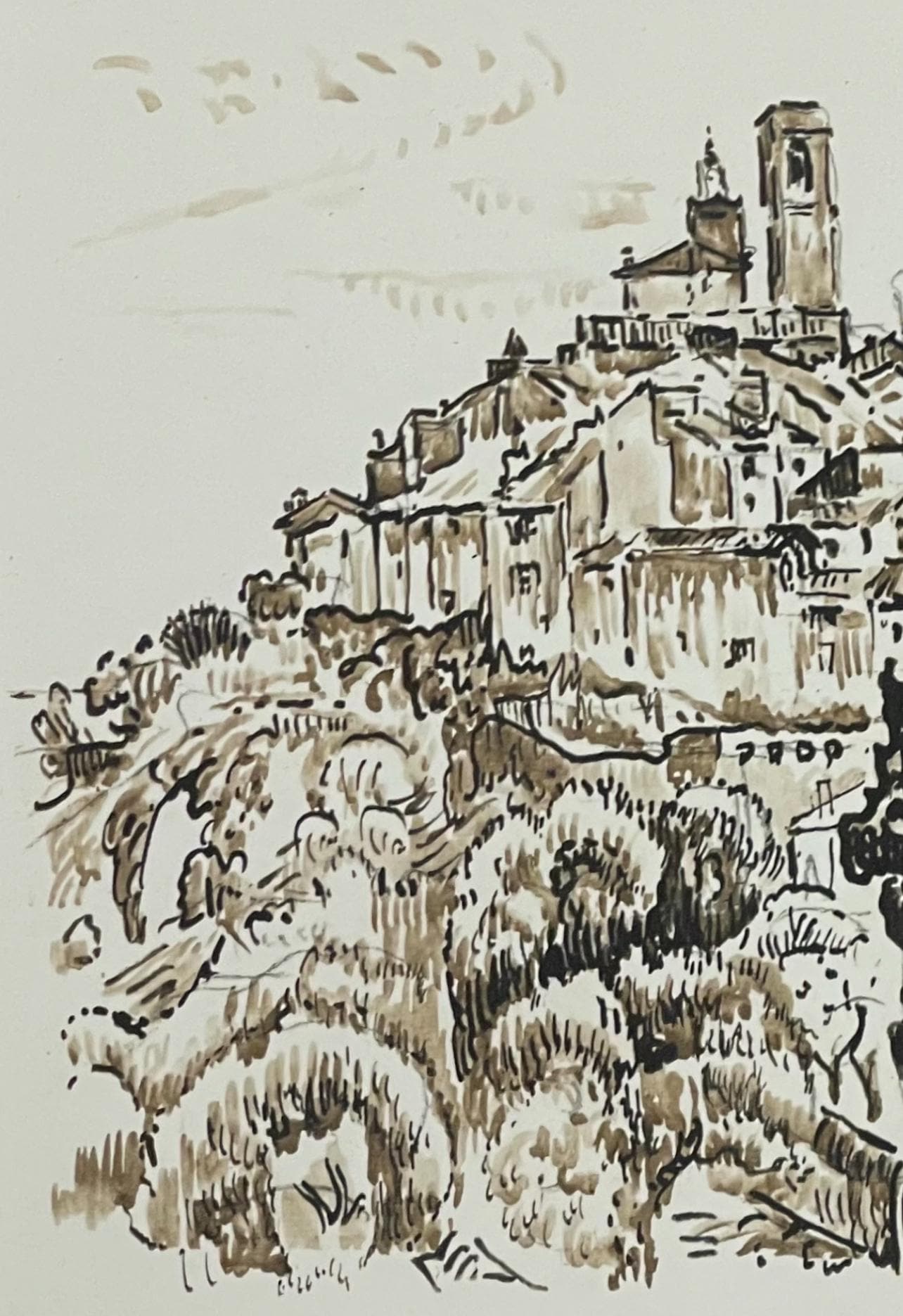 Paul Signac, St-Paul-De-Vence, Signac Dessins, Lithograph
