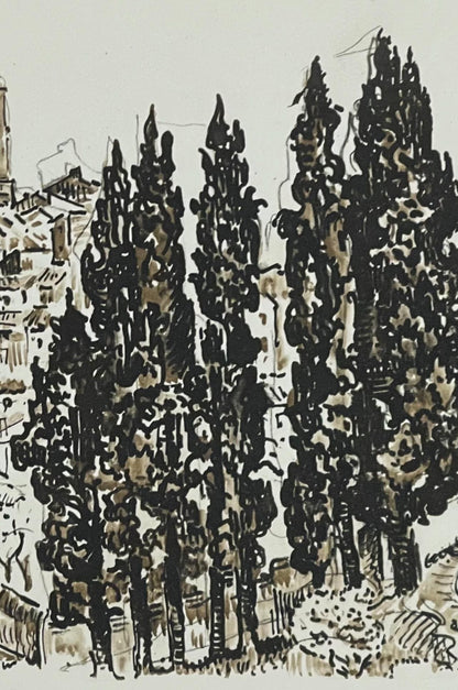 Paul Signac, St-Paul-De-Vence, Signac Dessins, Lithograph