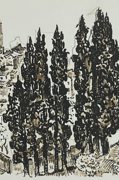 Paul Signac, St-Paul-De-Vence, Signac Dessins, Lithograph