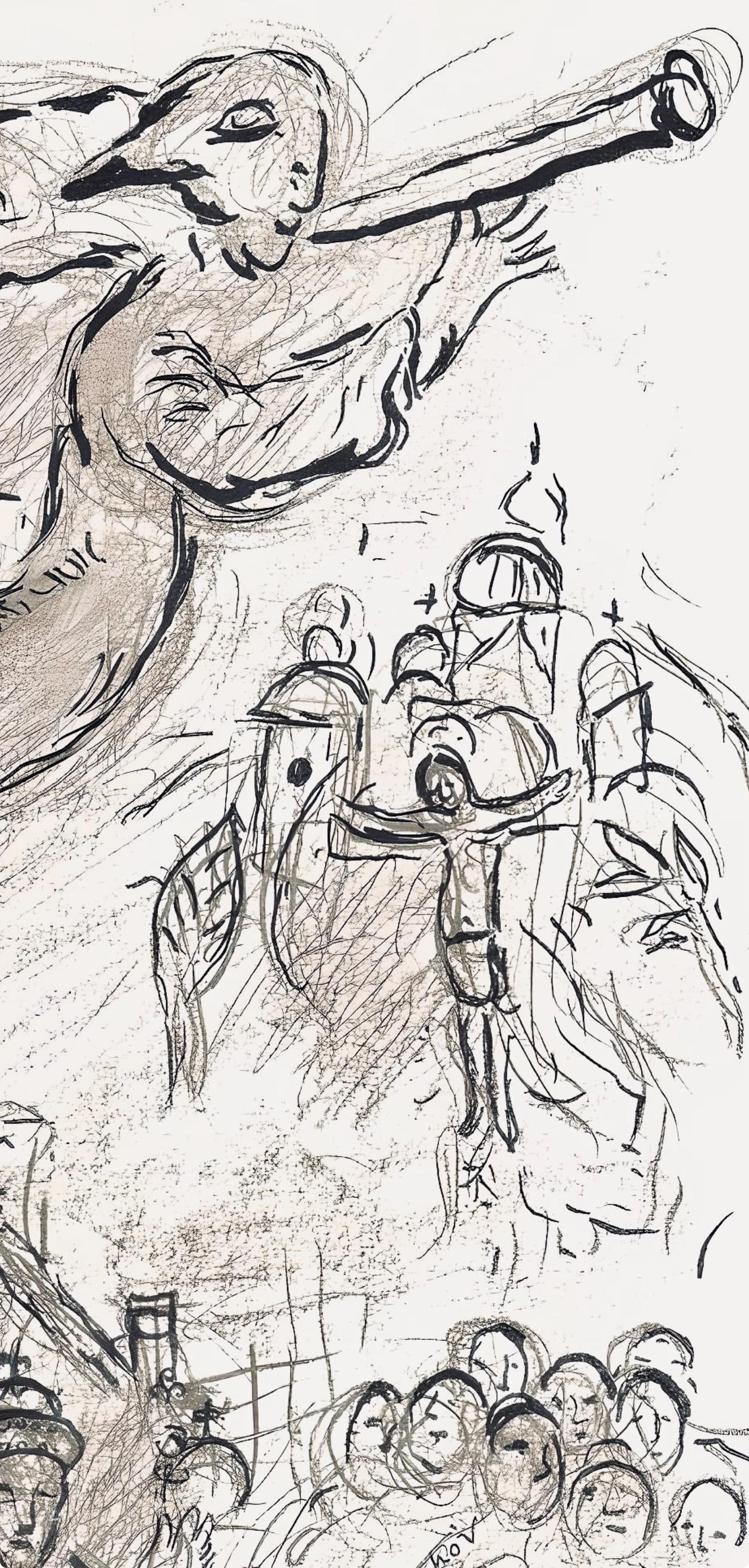 Marc Chagall, Composition (Cramer 61), Le Plafond De L'Opra De Paris, Lithograph