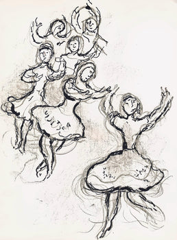 Marc Chagall, Composition (Cramer 61), Le Plafond De L'Opra De Paris, Lithograph