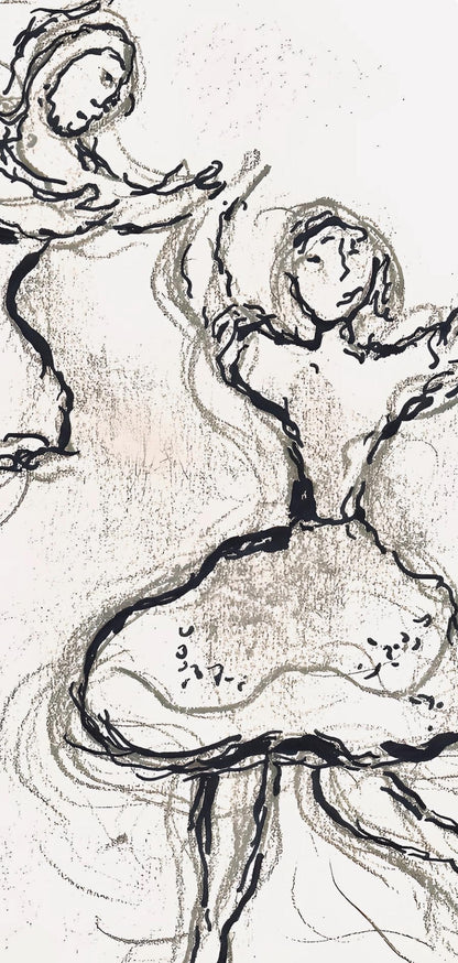 Marc Chagall, Composition (Cramer 61), Le Plafond De L'Opra De Paris, Lithograph