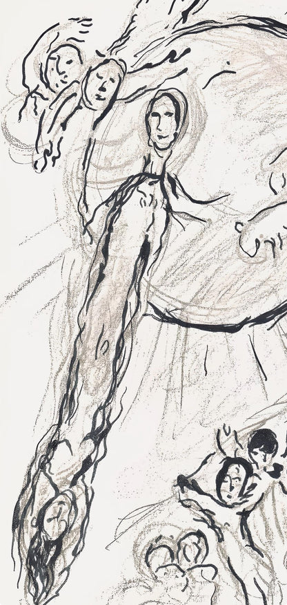 Marc Chagall, Composition (Cramer 61), Le Plafond De L'Opra De Paris, Lithograph